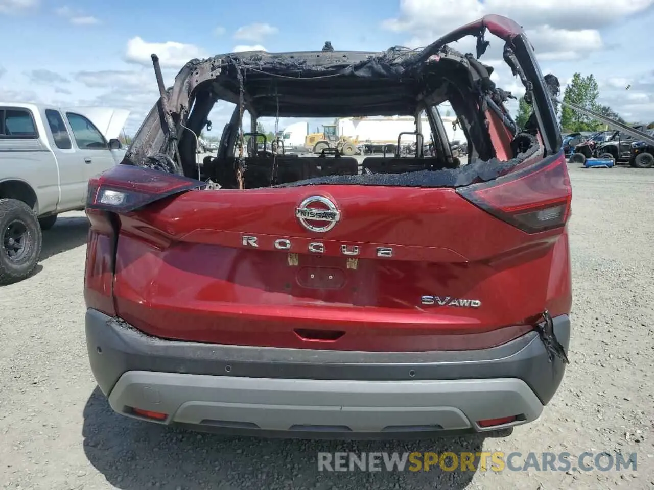 6 Photograph of a damaged car 5N1AT3BB8MC732789 NISSAN ROGUE 2021