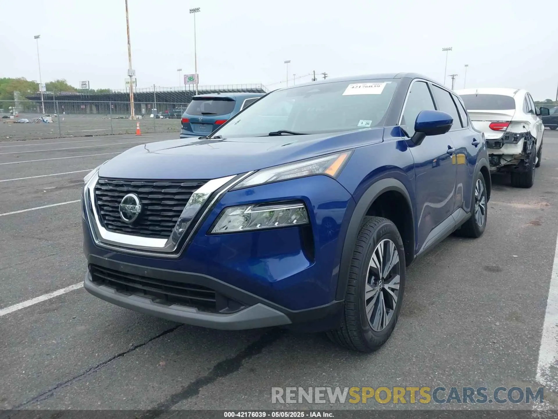 2 Photograph of a damaged car 5N1AT3BB8MC733795 NISSAN ROGUE 2021