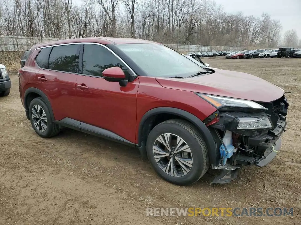 4 Photograph of a damaged car 5N1AT3BB8MC762231 NISSAN ROGUE 2021