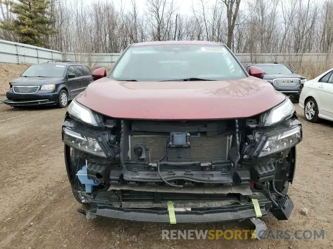 5 Photograph of a damaged car 5N1AT3BB8MC762231 NISSAN ROGUE 2021