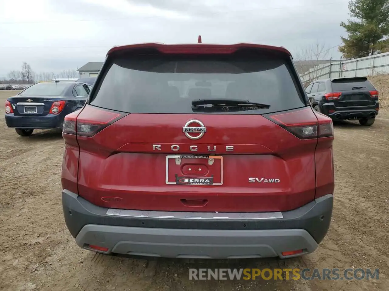 6 Photograph of a damaged car 5N1AT3BB8MC762231 NISSAN ROGUE 2021