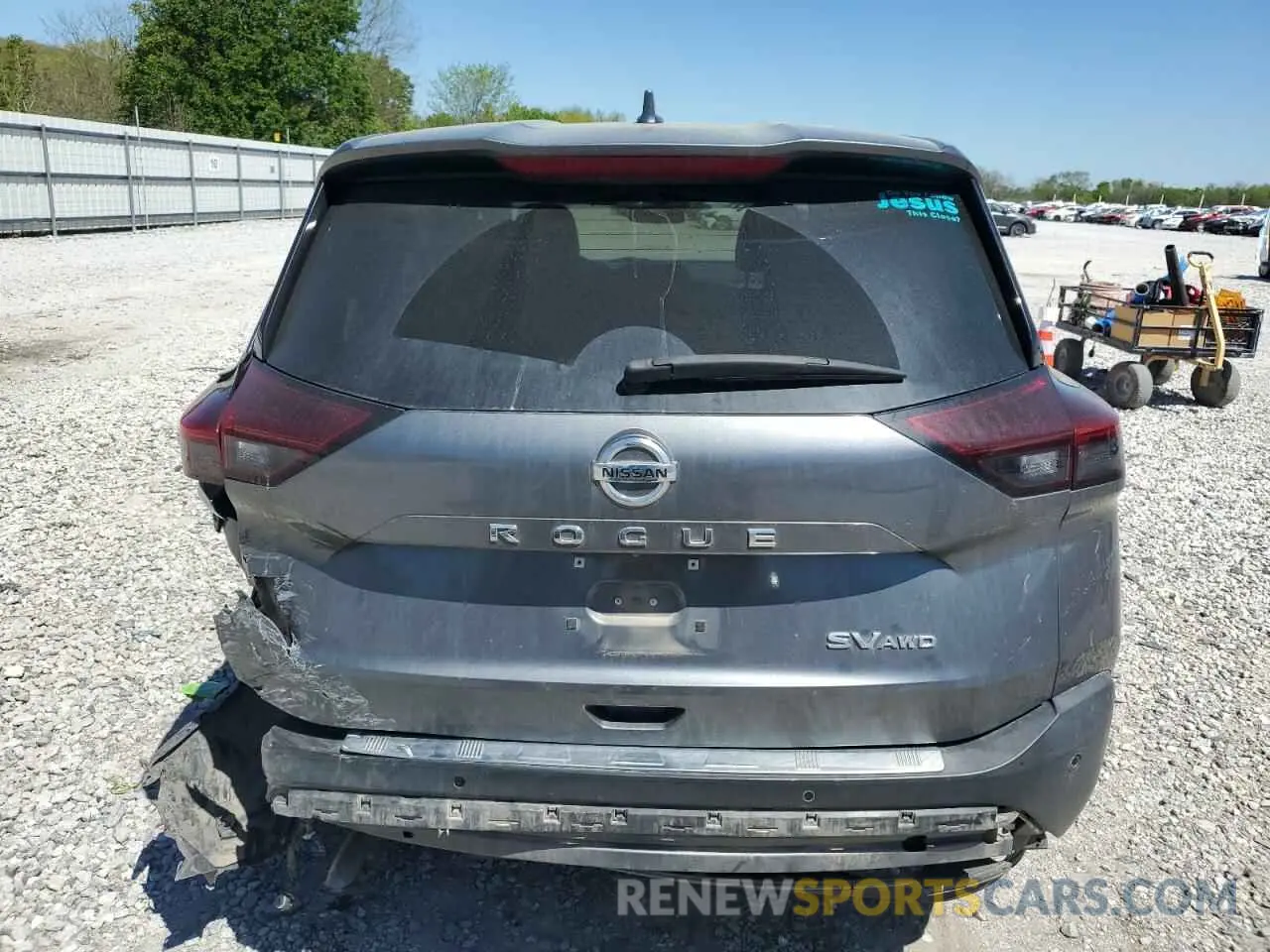6 Photograph of a damaged car 5N1AT3BB8MC776775 NISSAN ROGUE 2021