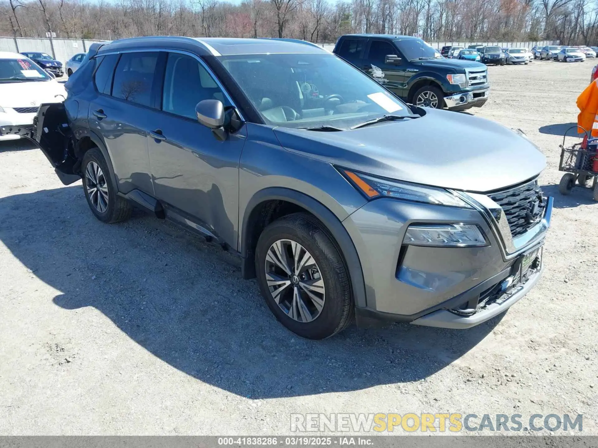 1 Photograph of a damaged car 5N1AT3BB8MC786268 NISSAN ROGUE 2021