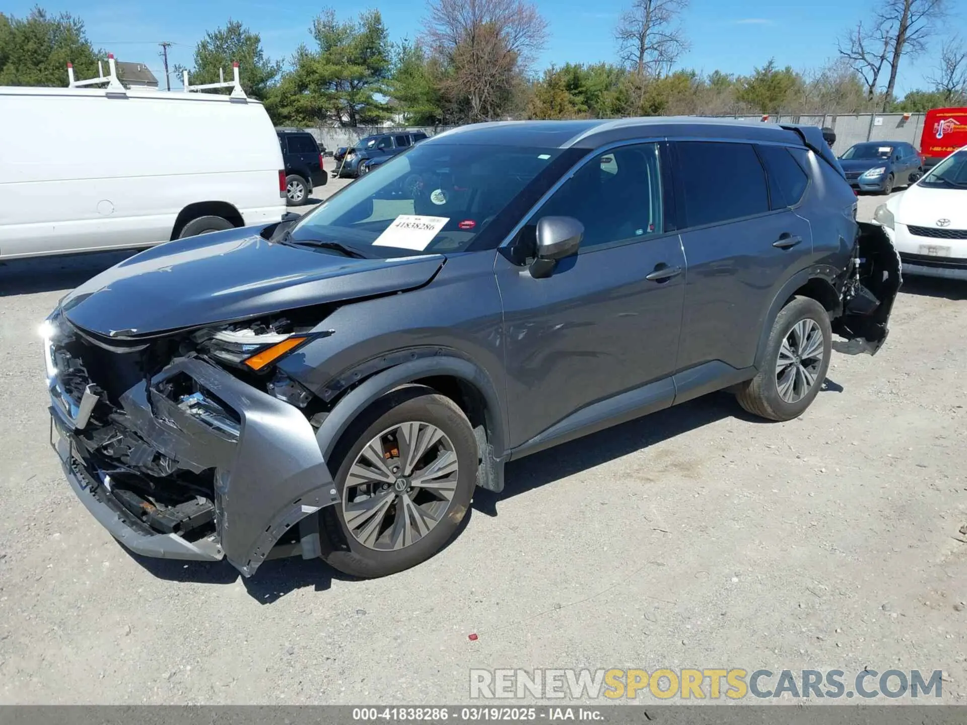 2 Photograph of a damaged car 5N1AT3BB8MC786268 NISSAN ROGUE 2021