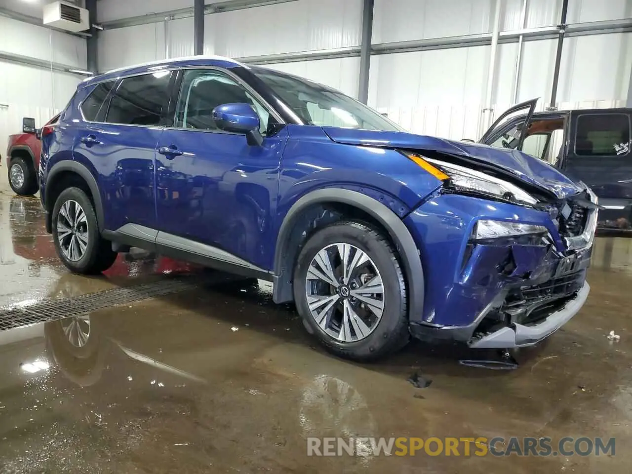 4 Photograph of a damaged car 5N1AT3BB8MC824372 NISSAN ROGUE 2021