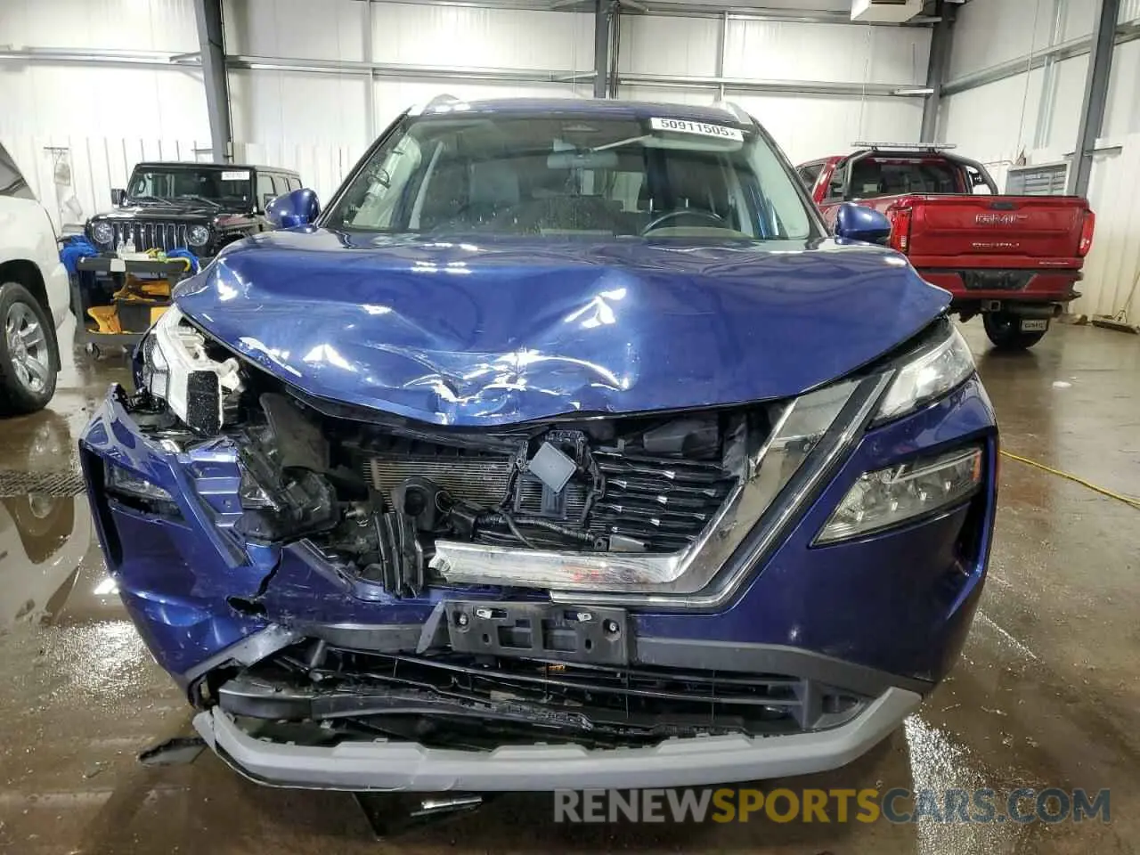 5 Photograph of a damaged car 5N1AT3BB8MC824372 NISSAN ROGUE 2021