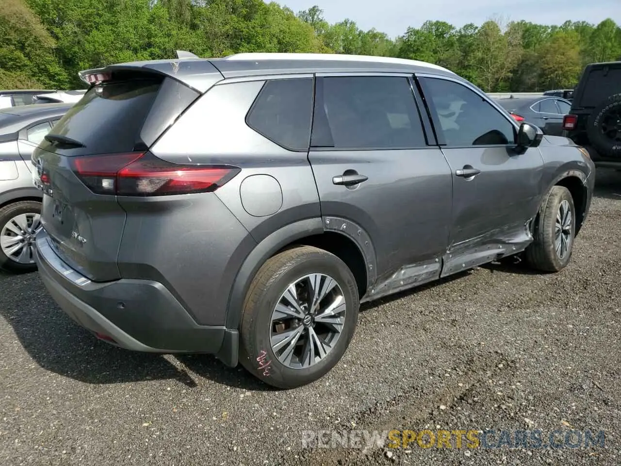 3 Photograph of a damaged car 5N1AT3BB9MC706492 NISSAN ROGUE 2021