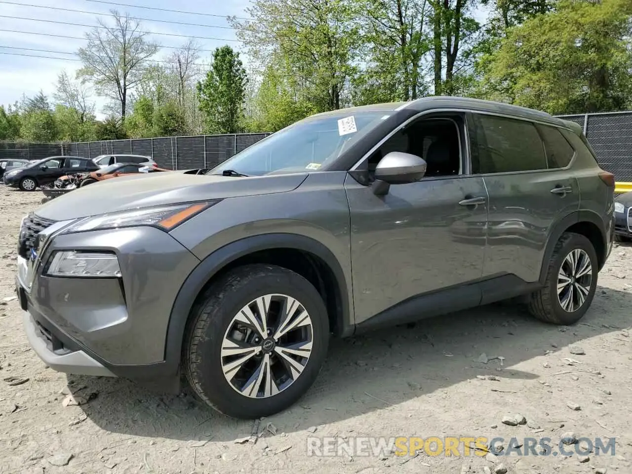 1 Photograph of a damaged car 5N1AT3BB9MC707061 NISSAN ROGUE 2021