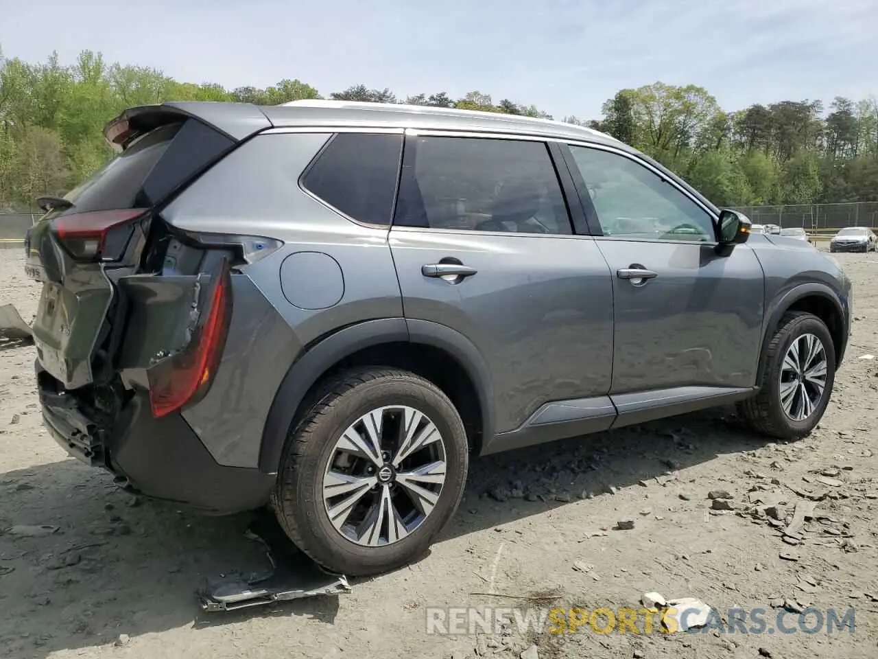 3 Photograph of a damaged car 5N1AT3BB9MC707061 NISSAN ROGUE 2021