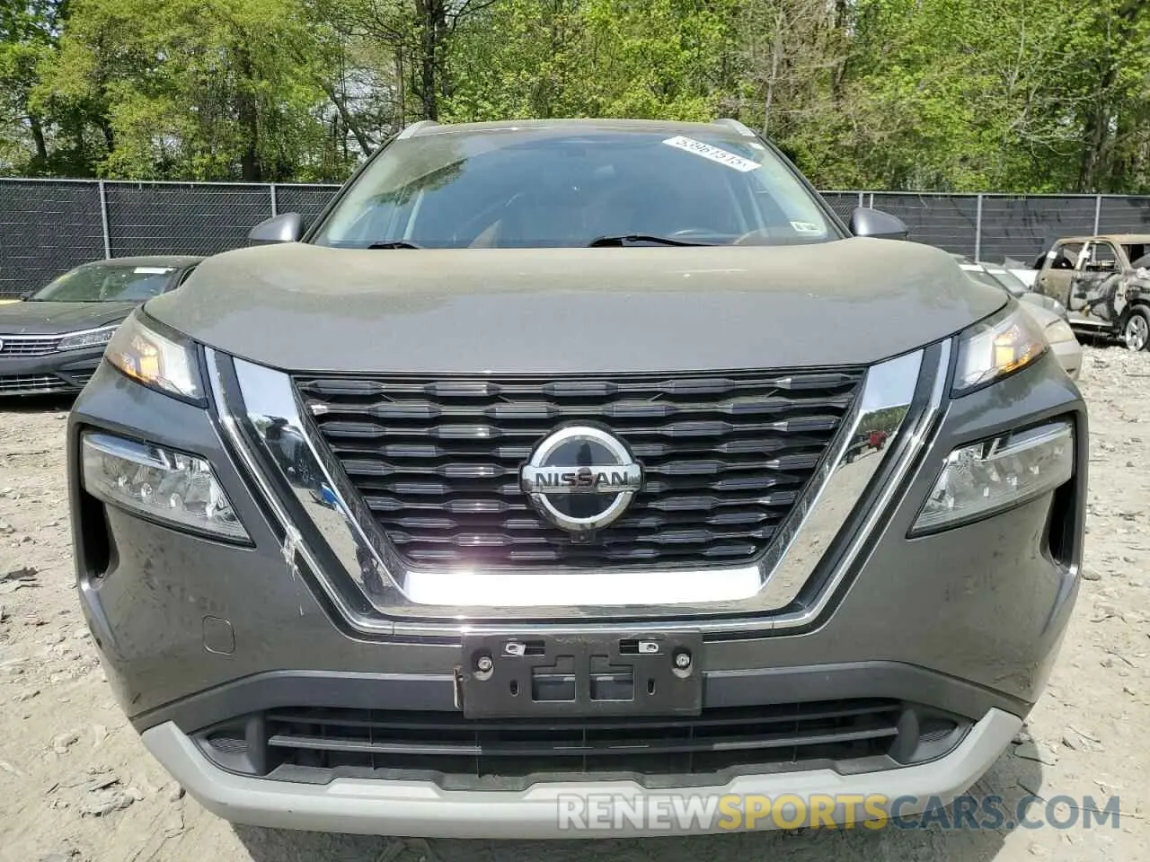 5 Photograph of a damaged car 5N1AT3BB9MC707061 NISSAN ROGUE 2021