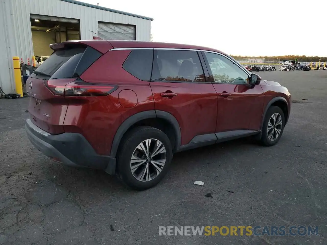 3 Photograph of a damaged car 5N1AT3BB9MC711725 NISSAN ROGUE 2021