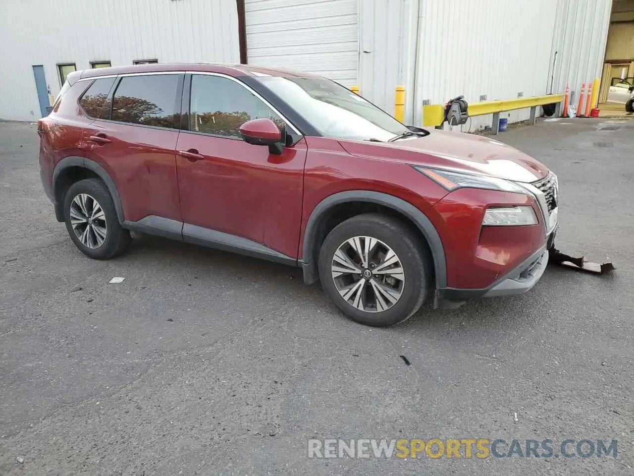 4 Photograph of a damaged car 5N1AT3BB9MC711725 NISSAN ROGUE 2021