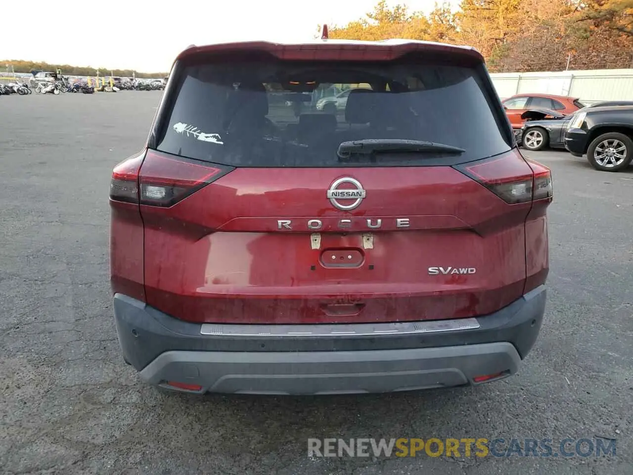 6 Photograph of a damaged car 5N1AT3BB9MC711725 NISSAN ROGUE 2021