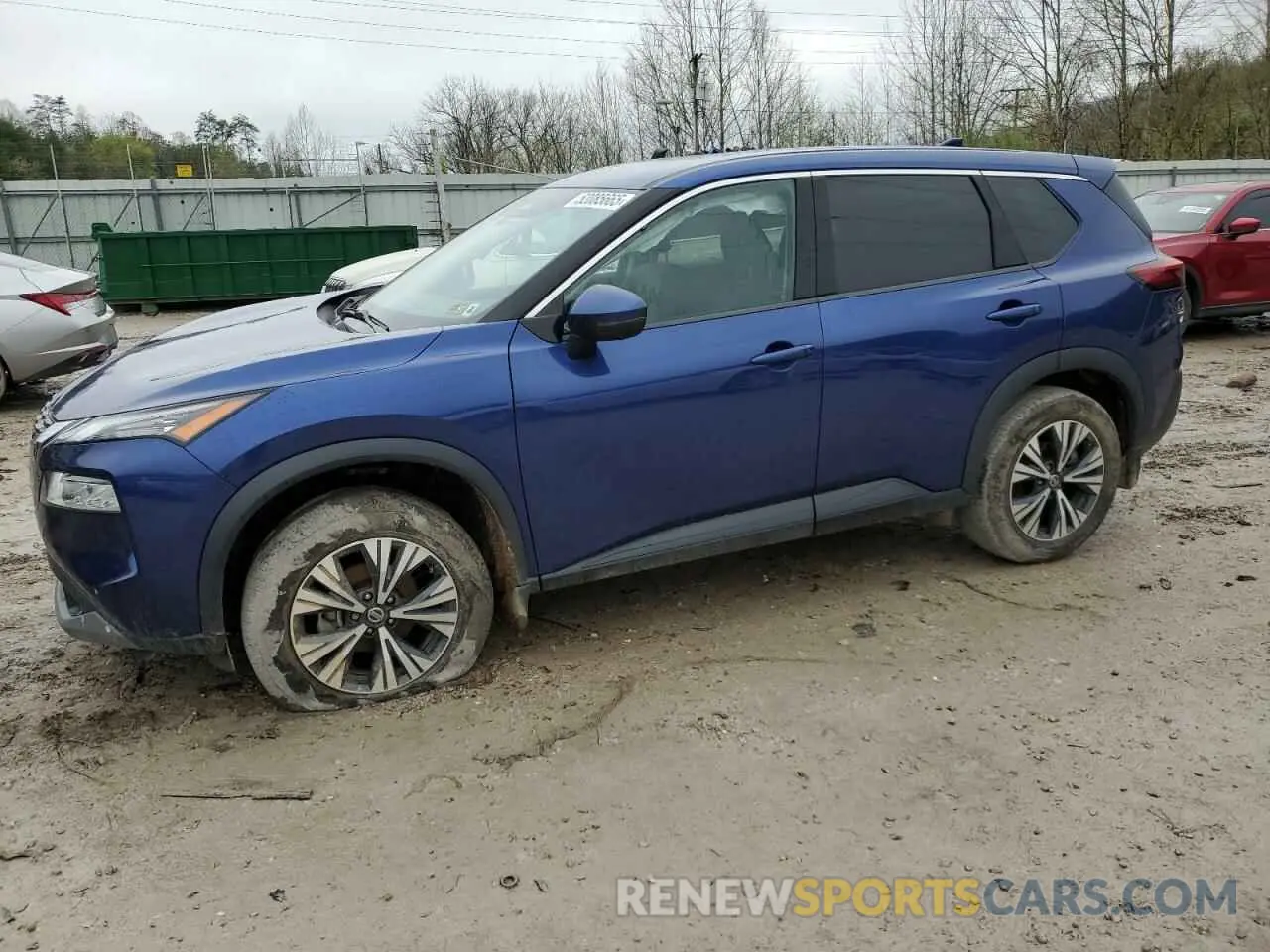 1 Photograph of a damaged car 5N1AT3BB9MC712678 NISSAN ROGUE 2021