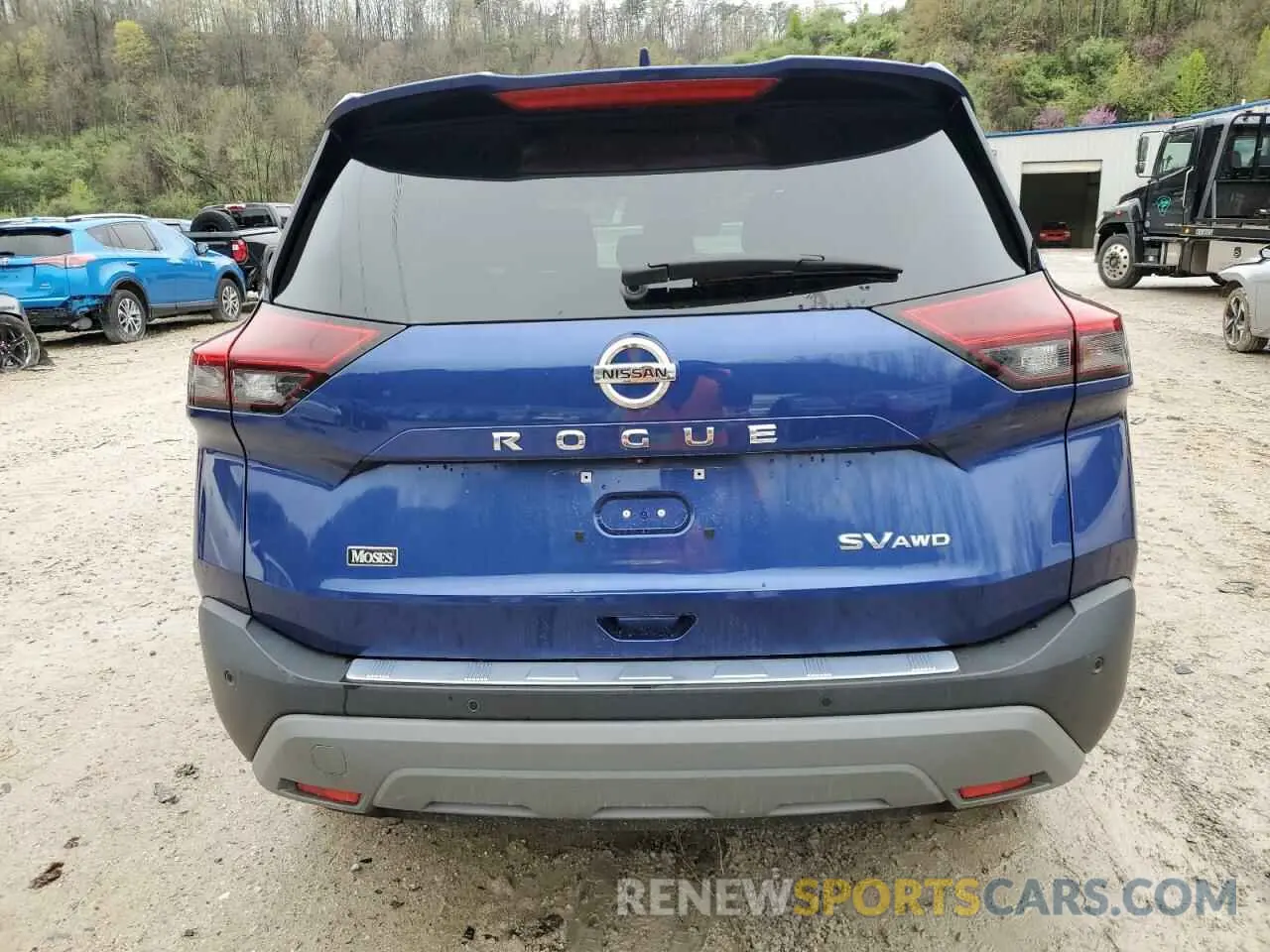6 Photograph of a damaged car 5N1AT3BB9MC712678 NISSAN ROGUE 2021