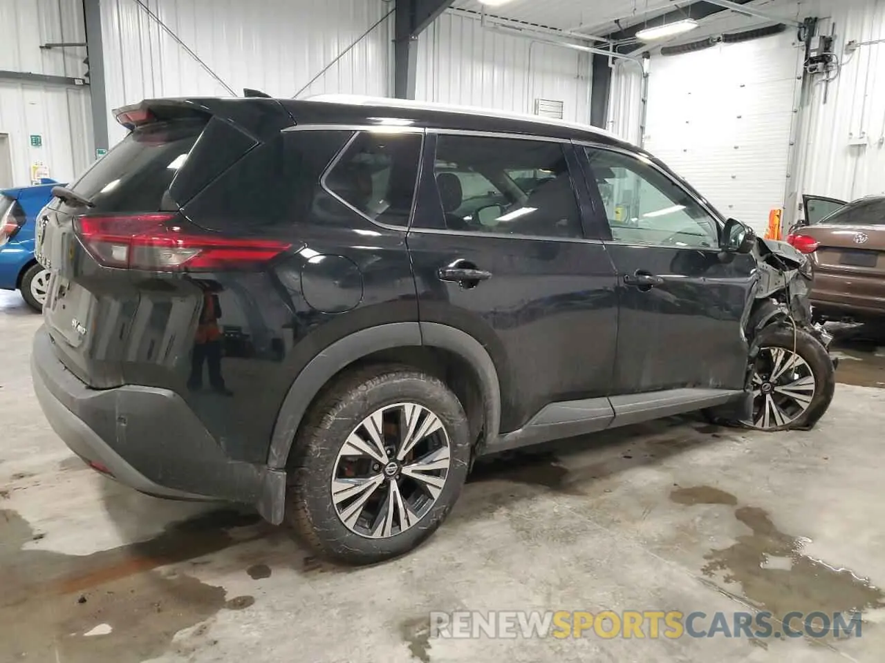 3 Photograph of a damaged car 5N1AT3BB9MC715743 NISSAN ROGUE 2021