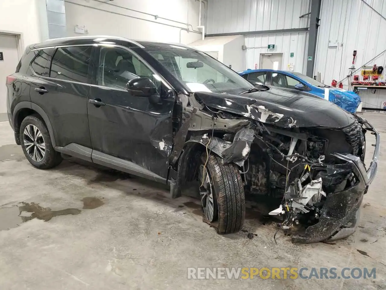 4 Photograph of a damaged car 5N1AT3BB9MC715743 NISSAN ROGUE 2021