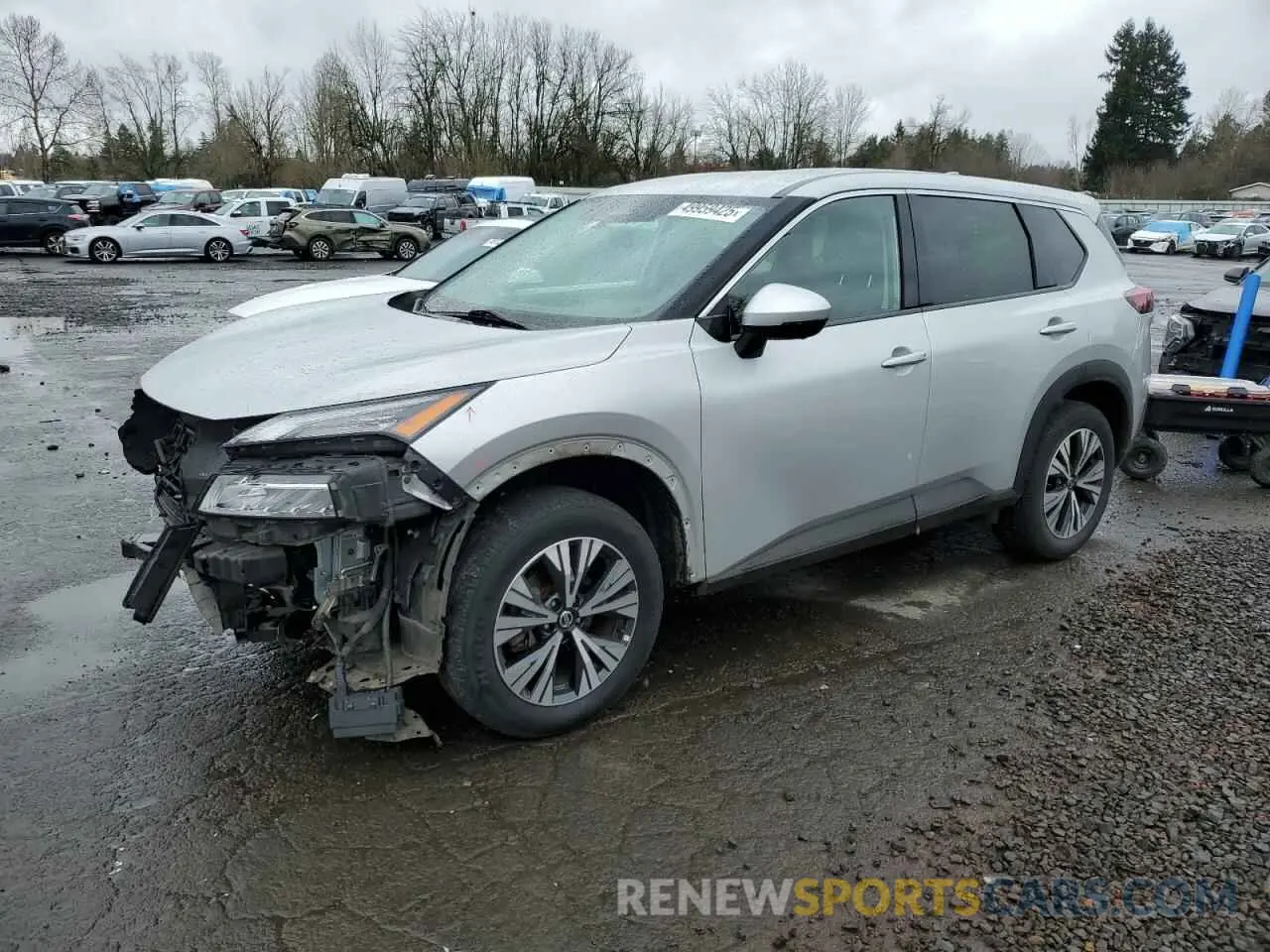 1 Photograph of a damaged car 5N1AT3BB9MC719839 NISSAN ROGUE 2021