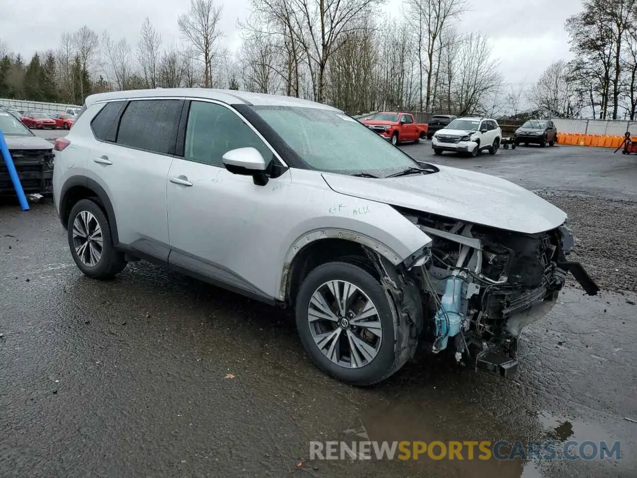 4 Photograph of a damaged car 5N1AT3BB9MC719839 NISSAN ROGUE 2021