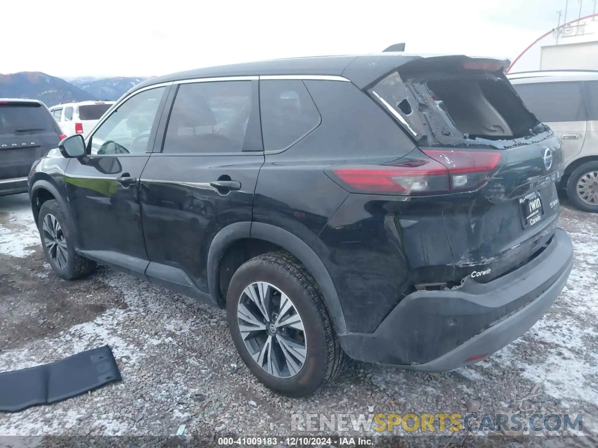 3 Photograph of a damaged car 5N1AT3BB9MC738066 NISSAN ROGUE 2021
