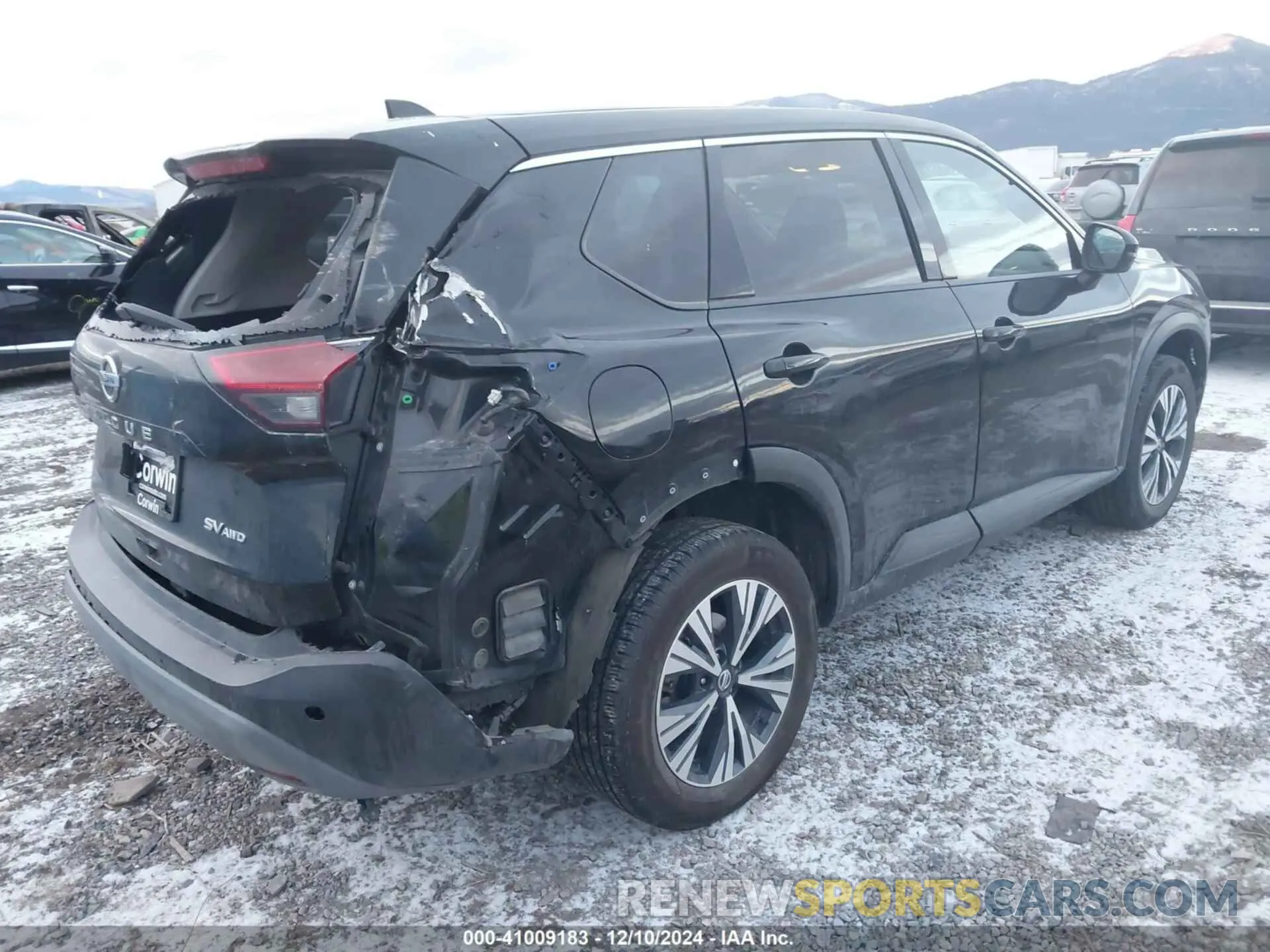 4 Photograph of a damaged car 5N1AT3BB9MC738066 NISSAN ROGUE 2021