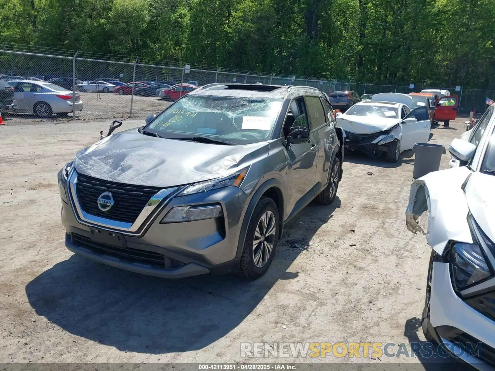 2 Photograph of a damaged car 5N1AT3BB9MC738682 NISSAN ROGUE 2021