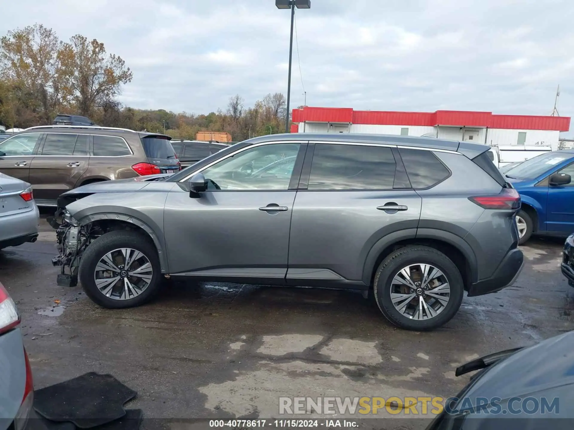 15 Photograph of a damaged car 5N1AT3BB9MC768362 NISSAN ROGUE 2021