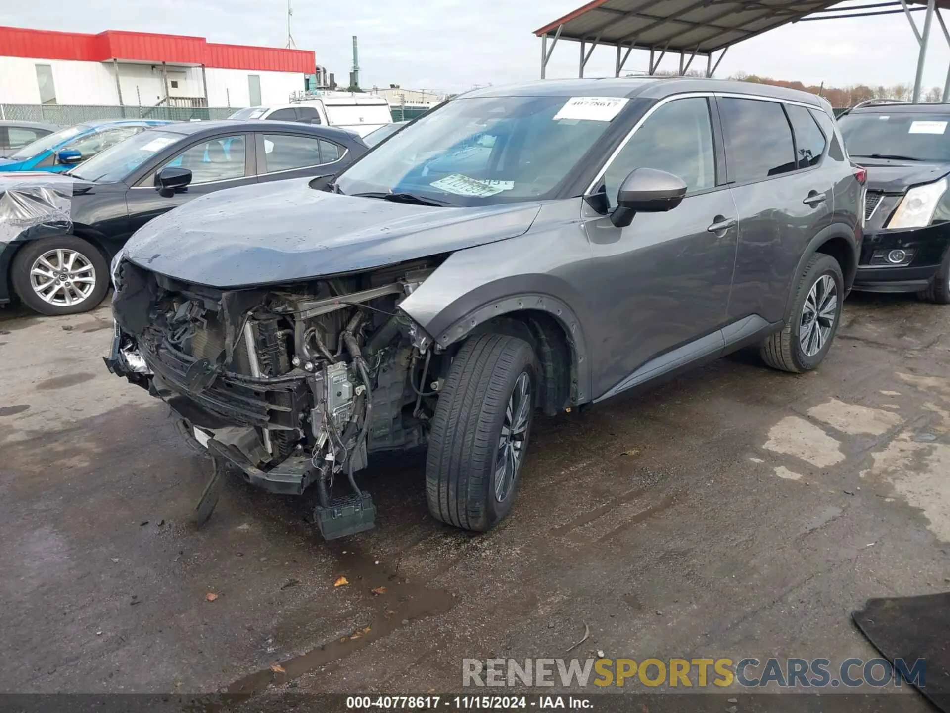 2 Photograph of a damaged car 5N1AT3BB9MC768362 NISSAN ROGUE 2021