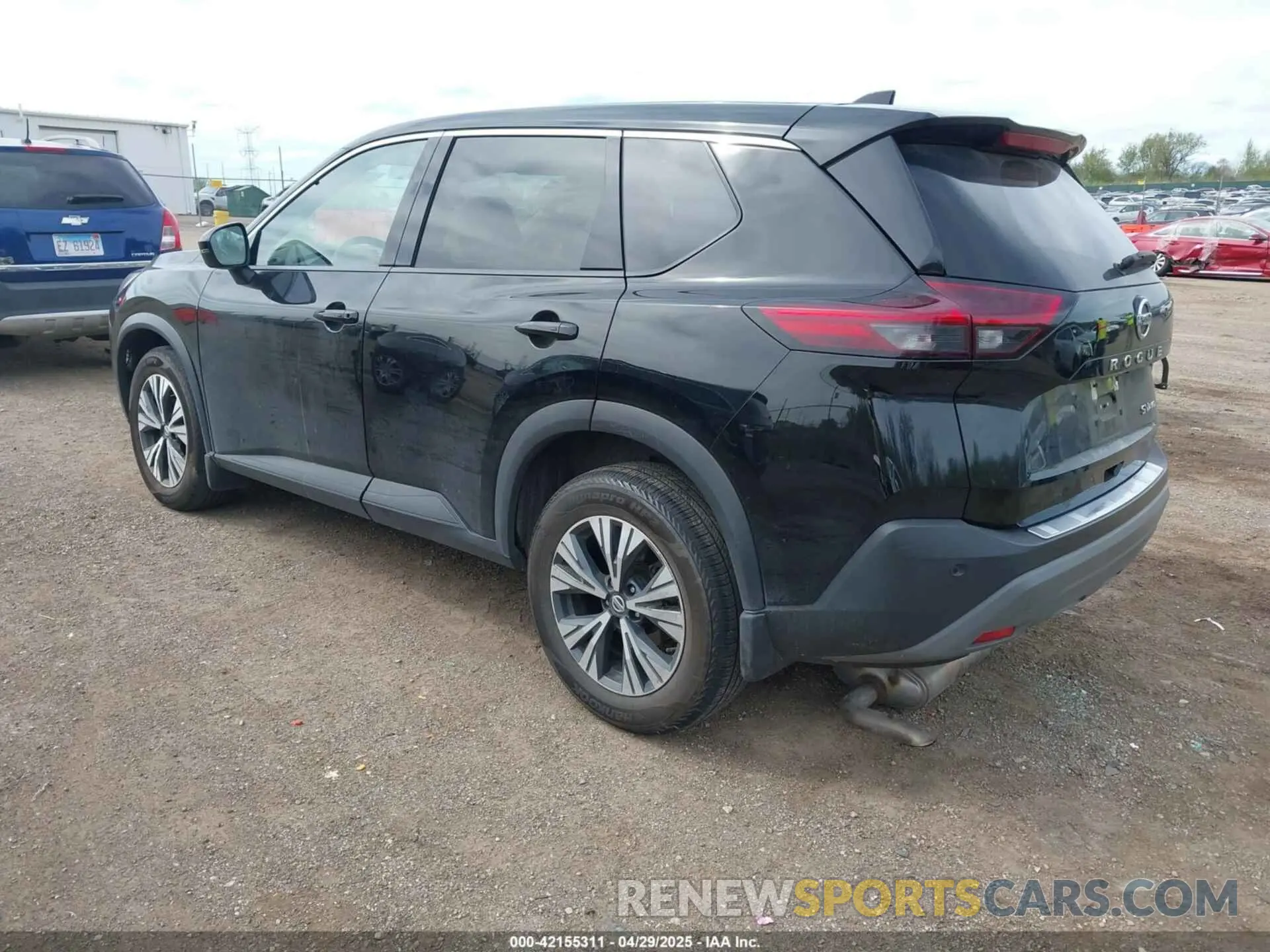 3 Photograph of a damaged car 5N1AT3BB9MC770905 NISSAN ROGUE 2021