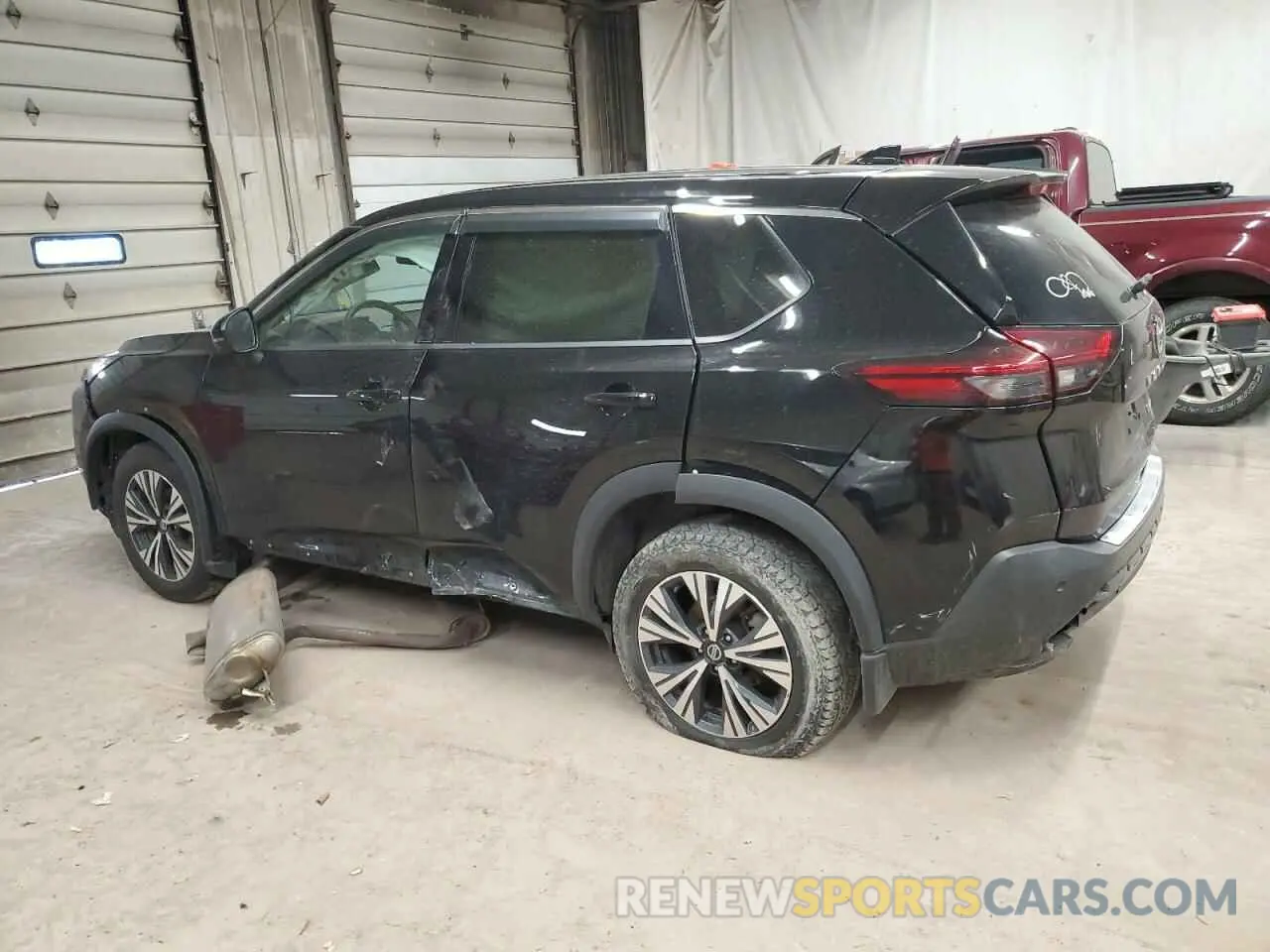 2 Photograph of a damaged car 5N1AT3BB9MC771102 NISSAN ROGUE 2021