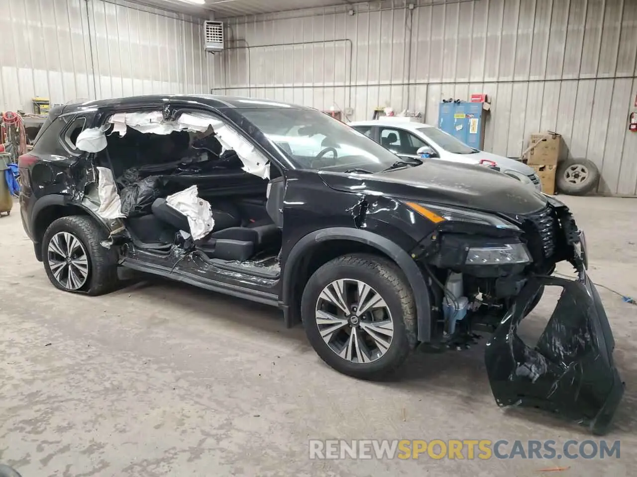 4 Photograph of a damaged car 5N1AT3BB9MC771102 NISSAN ROGUE 2021
