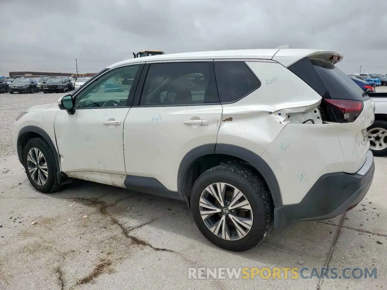 2 Photograph of a damaged car 5N1AT3BB9MC791804 NISSAN ROGUE 2021