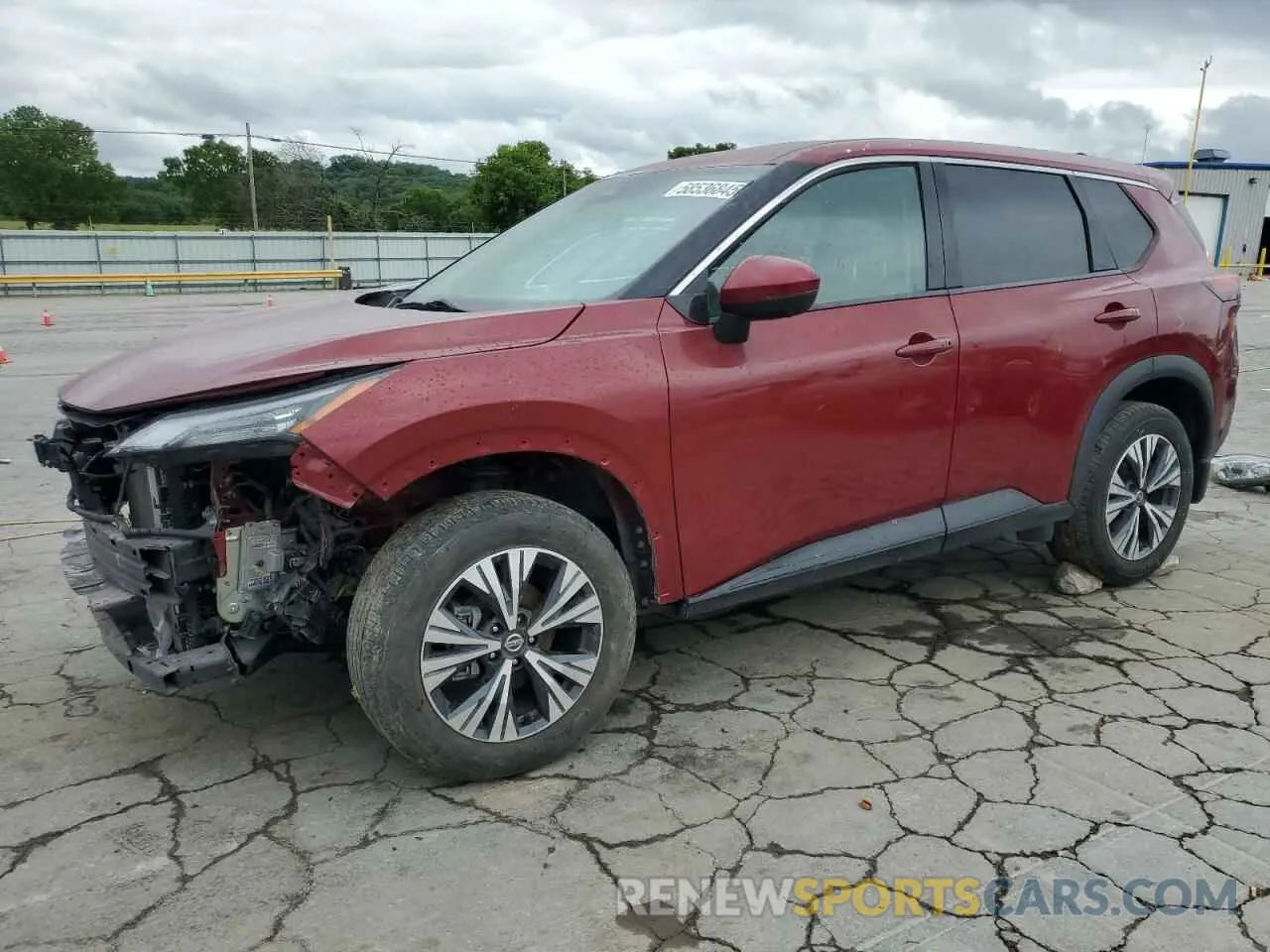 1 Photograph of a damaged car 5N1AT3BB9MC812635 NISSAN ROGUE 2021