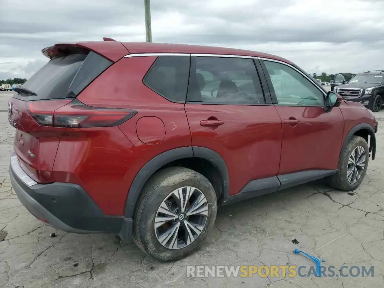 3 Photograph of a damaged car 5N1AT3BB9MC812635 NISSAN ROGUE 2021
