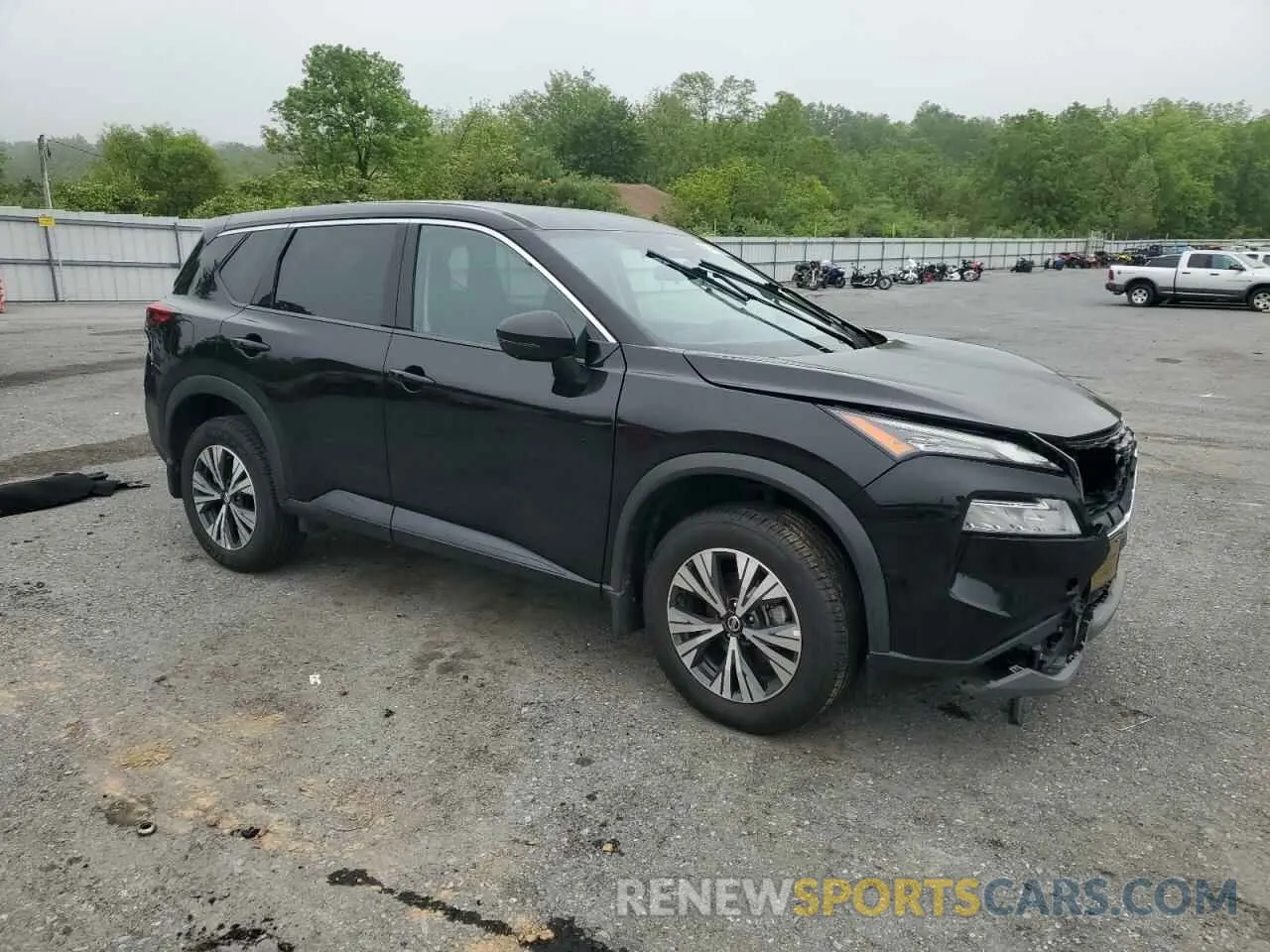 4 Photograph of a damaged car 5N1AT3BB9MC848809 NISSAN ROGUE 2021