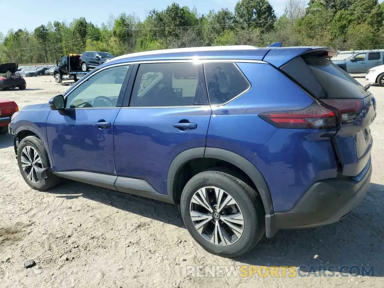 2 Photograph of a damaged car 5N1AT3BB9MC850270 NISSAN ROGUE 2021