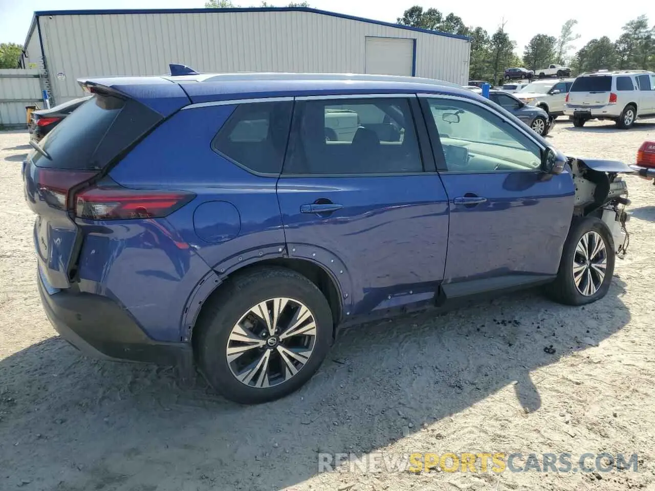 3 Photograph of a damaged car 5N1AT3BB9MC850270 NISSAN ROGUE 2021