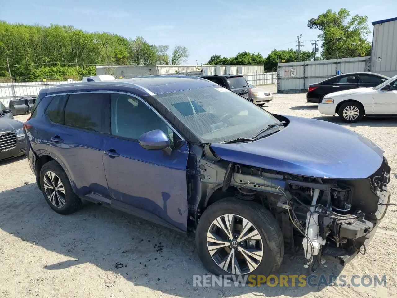 4 Photograph of a damaged car 5N1AT3BB9MC850270 NISSAN ROGUE 2021
