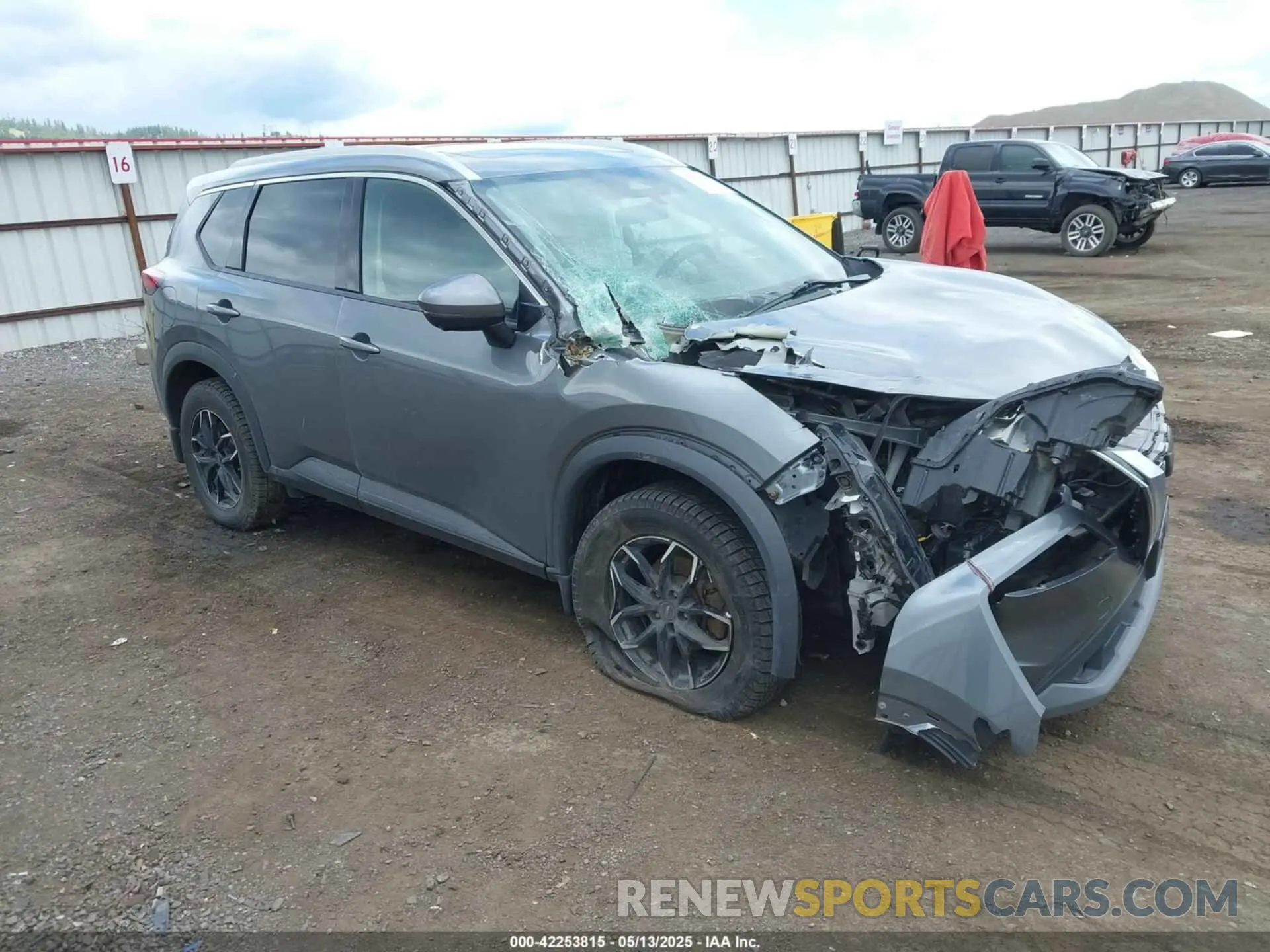 1 Photograph of a damaged car 5N1AT3BBXMC673535 NISSAN ROGUE 2021