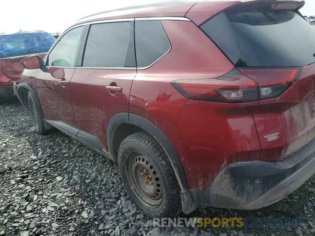 2 Photograph of a damaged car 5N1AT3BBXMC688648 NISSAN ROGUE 2021