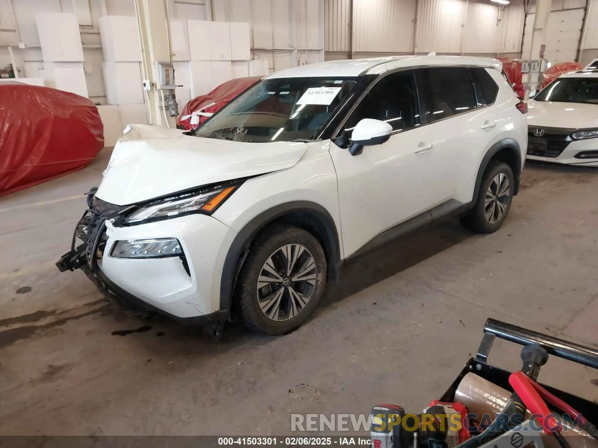 2 Photograph of a damaged car 5N1AT3BBXMC775532 NISSAN ROGUE 2021