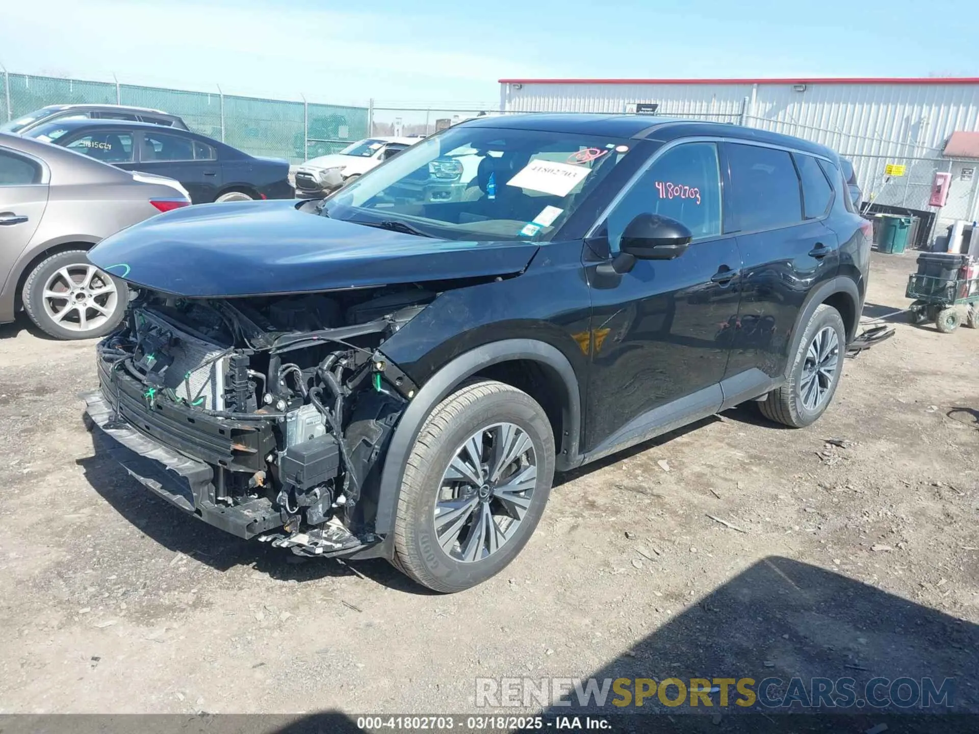 2 Photograph of a damaged car 5N1AT3BBXMC791505 NISSAN ROGUE 2021