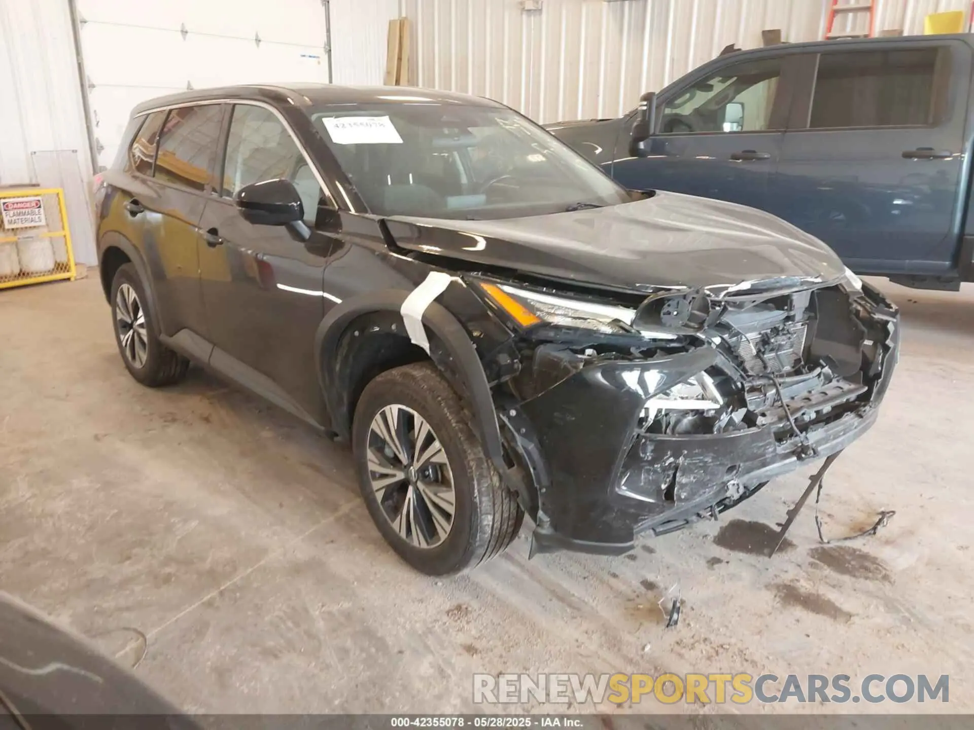 1 Photograph of a damaged car 5N1AT3BBXMC792444 NISSAN ROGUE 2021