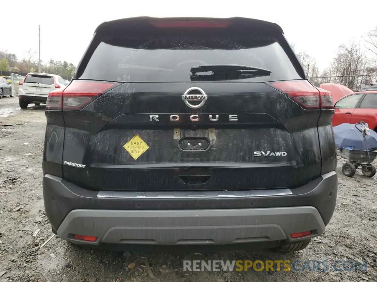 6 Photograph of a damaged car 5N1AT3BBXMC832165 NISSAN ROGUE 2021