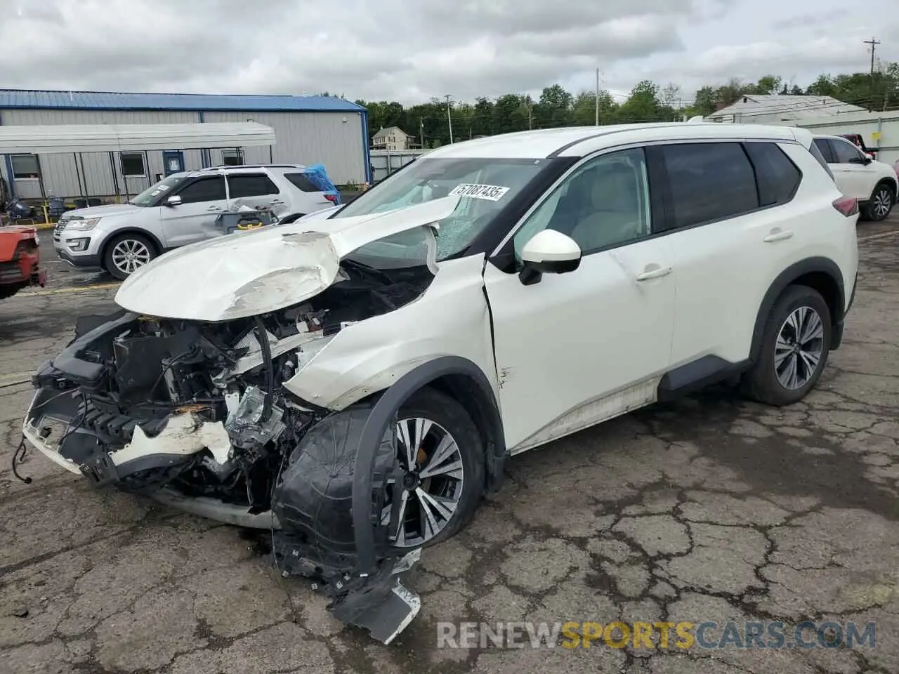 1 Photograph of a damaged car 5N1AT3BBXMC836653 NISSAN ROGUE 2021