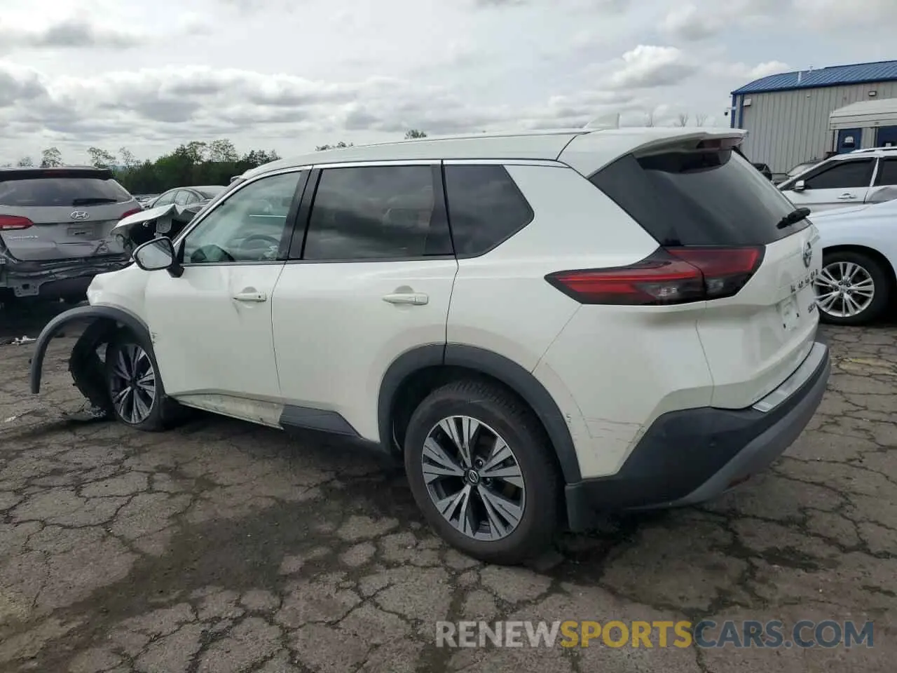 2 Photograph of a damaged car 5N1AT3BBXMC836653 NISSAN ROGUE 2021