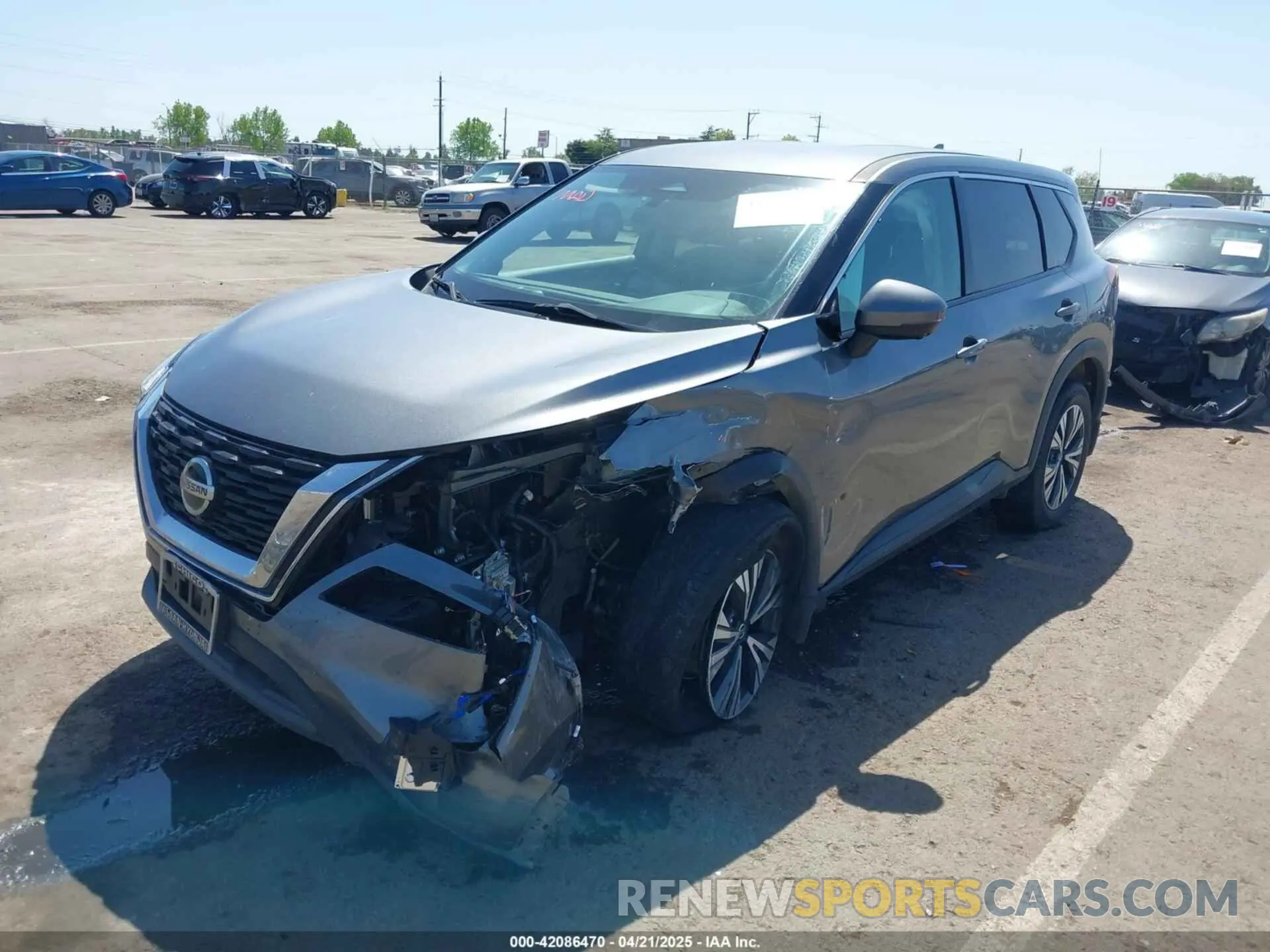 6 Photograph of a damaged car 5N1AT3BBXMC837107 NISSAN ROGUE 2021