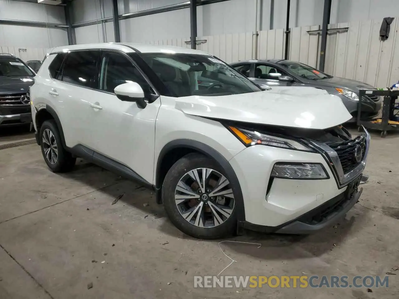 4 Photograph of a damaged car 5N1AT3BBXMC840525 NISSAN ROGUE 2021
