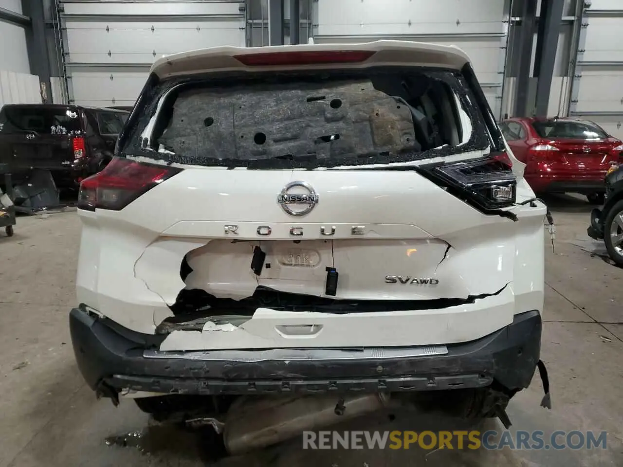 6 Photograph of a damaged car 5N1AT3BBXMC840525 NISSAN ROGUE 2021