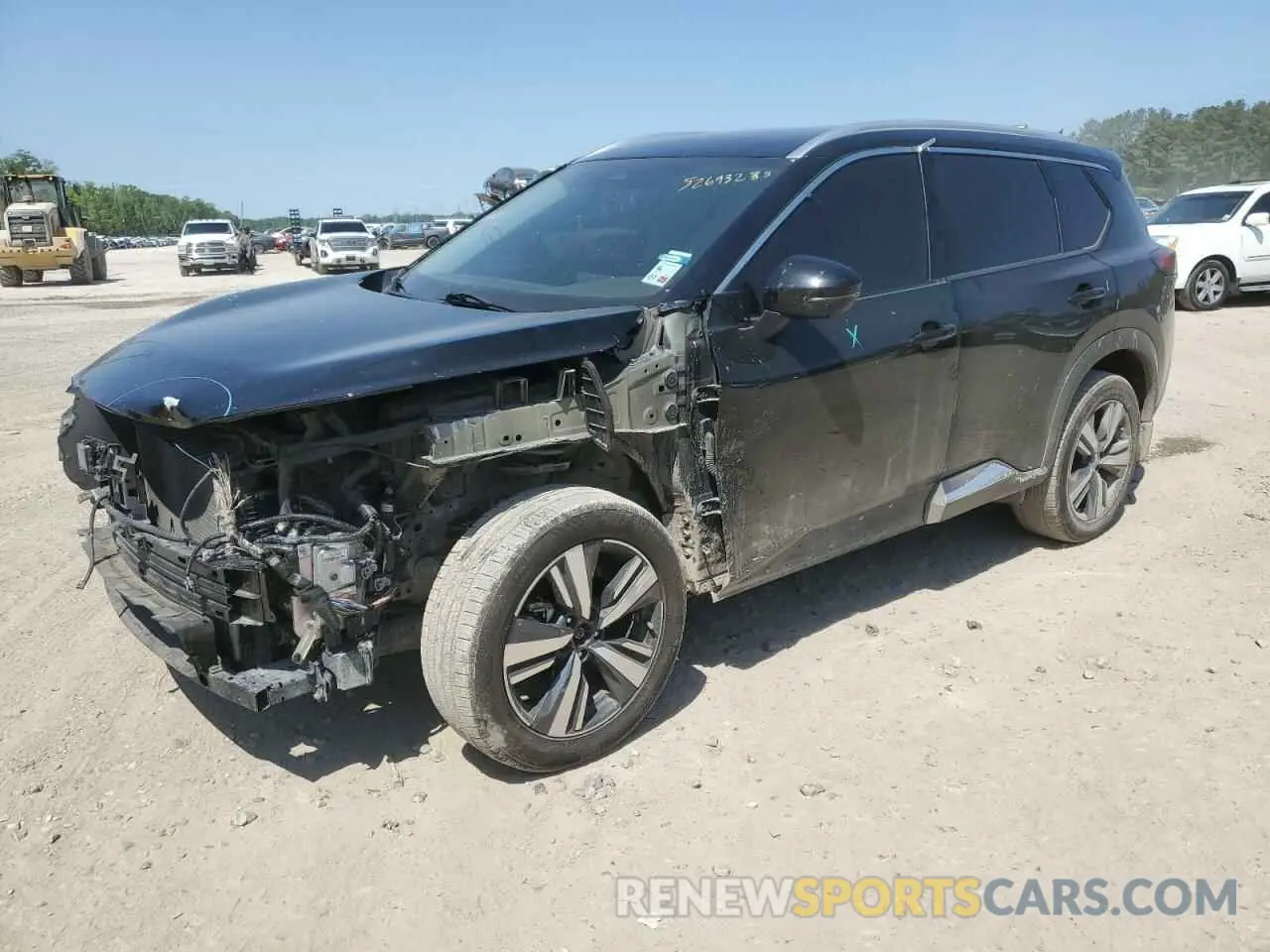 1 Photograph of a damaged car 5N1AT3CA0MC672514 NISSAN ROGUE 2021